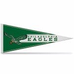 Rico Industries NFL Football Philadelphia Eagles Retro 12" x 30" Felt Wall Décor Pennant - Great for Home/Bed Room/Man Cave Décor