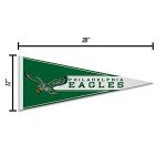Rico Industries NFL Football Philadelphia Eagles Retro 12" x 30" Felt Wall Décor Pennant - Great for Home/Bed Room/Man Cave Décor