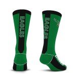 For Bare Feet NFL Classic PHILADELPHIA EAGLES MVP Crew Sock Team Color Large