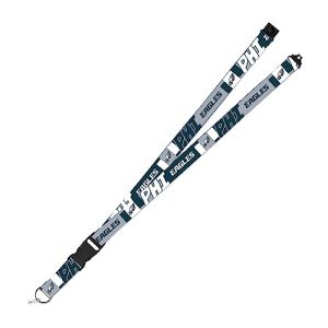 Rico Industries NFL Football Philadelphia Eagles 19" x 1" Premium Unisex-Adult Safety Breakaway Lanyard - Flash