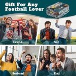 Blanket Football Fan Gifts for Men Women Football Style Throw Blanket Flannel Super Cozy Soft Living Room 60" x 50".