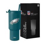 Simple Modern Officially Licensed NFL Philadelphia Eagles 30 oz Tumbler with Flip Lid and Straws | Insulated Cup Stainless Steel | Gifts for Men Women | Trek Collection | Philadelphia Eagles