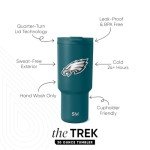 Simple Modern Officially Licensed NFL Philadelphia Eagles 30 oz Tumbler with Flip Lid and Straws | Insulated Cup Stainless Steel | Gifts for Men Women | Trek Collection | Philadelphia Eagles