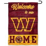 WinCraft Washington Commanders Welcome Home Decorative Garden Flag Double Sided Banner