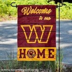 WinCraft Washington Commanders Welcome Home Decorative Garden Flag Double Sided Banner
