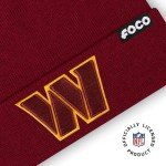 FOCO Men's Washington Commanders NFL Logo Basic Beanie Hat, Team Color