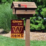 WinCraft Washington Commanders Welcome Home Decorative Garden Flag Double Sided Banner