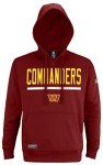 New Era NFL Men's Safety Performance Pullover Hooded Sweatshirt, Pro Football Fleece Hoodie, Washington Football Team 2, X-Large