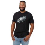 FOCO Men's Standard NFL Team Logo Short Sleeve T-Shirt, Black, XX-Large