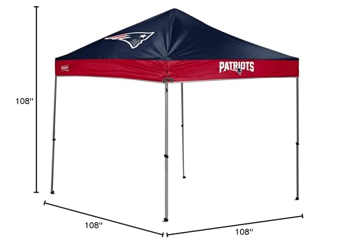 NFL Instant Pop-Up Canopy Tent with Carrying Case, 9x9, New England Patriots