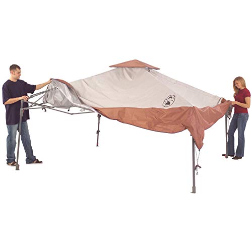 Coleman 13 x 13 Instant Canopy Sun Shelter, Khaki