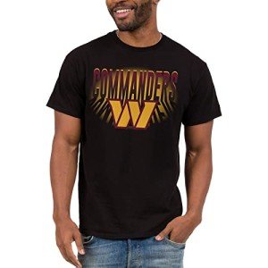 Junk Food Clothing x NFL - Washington Commanders - Team Spotlight - Unisex Adult Short Sleeve Fan T-Shirt for Men and Women - Size Large