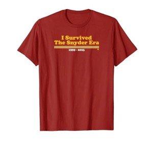 I Survived the Snyder Era - Washington D.C. Football T-Shirt