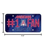 Rico Industries NFL Washington Commanders #1 Fan #1 Fan Metal Auto Tag 8.5" x 11" - Great for Truck/Car/SUV