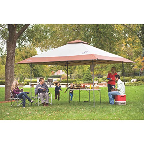 Coleman 13 x 13 Instant Canopy Sun Shelter, Khaki