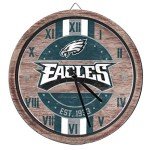 FOCO Philadelphia Eagles NFL Barrel Wall Clock, CLCKNFTMESTWL, Multi-Color, Philadelphia Eagles
