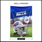 NORTHWEST NFL Buffalo Bills NFL Midfield Wall Hanging, 40 x 57 Inches