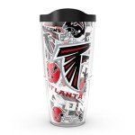 Tervis Made in USA Double Walled NFL Atlanta Falcons Insulated Tumbler Cup Keeps Drinks Cold & Hot, 24oz, All Over