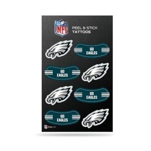 Rico Industries NFL Philadelphia Eagles Peel and Stick Tattoos Small