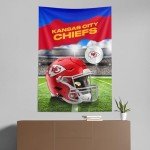 NORTHWEST NFL Kansas City Chiefs NFL Midfield Wall Hanging, 40 x 57 Inches