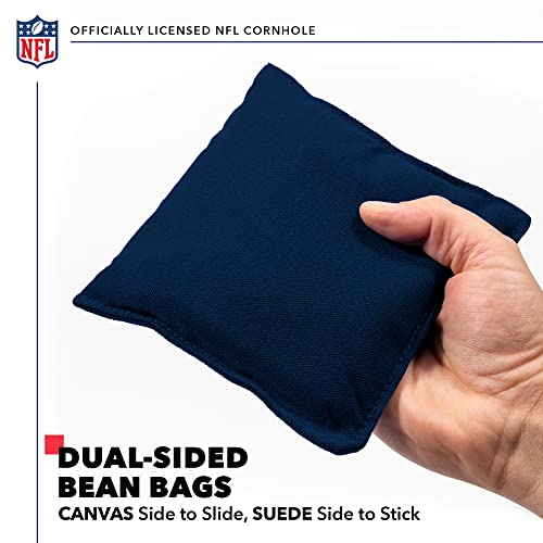 Wild Sports 2' x 3' Solid Wood Cornhole Set with Direct Print HD Team Graphics – Great Gift for Any Football Fan! Bean Bag Toss Family Outdoor Games – NFL Dallas Cowboys