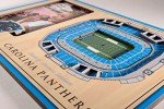YouTheFan NFL Carolina Panthers 3D StadiumViews Picture Frame