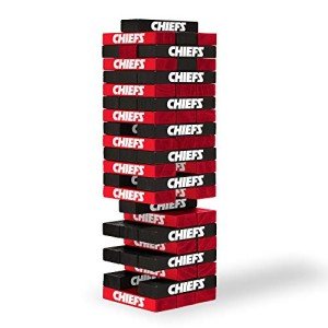 Wild Sports NFL Kansas City Chiefs Table Top Stackers 3" x 1" x .5", Team Color
