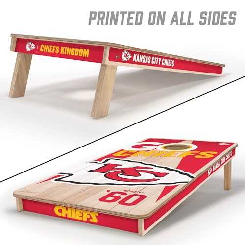 YouTheFan NFL Kansas City Chiefs 2’ x 4’ Cornhole Game