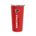 Rico Industries NFL Football Atlanta Falcons 18oz Soft Touch, Easy Grip Tumbler