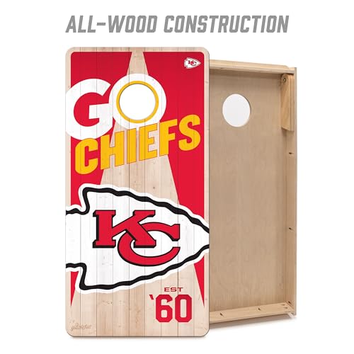 YouTheFan NFL Kansas City Chiefs 2’ x 4’ Cornhole Game
