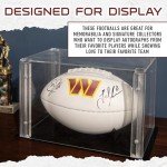 Franklin Sports NFL Washington Commanders Autograph Football - Official Size White Panel Souvenir Football for Autographs + Signatures - NFL Team Fan Shop Memorabilia Football for Display