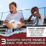 Franklin Sports NFL Washington Commanders Autograph Football - Official Size White Panel Souvenir Football for Autographs + Signatures - NFL Team Fan Shop Memorabilia Football for Display