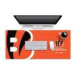 YouTheFan unisex adult Cincinnati Bengals Logo Series Desk Pad, Team Colors, One Size US
