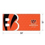 YouTheFan unisex adult Cincinnati Bengals Logo Series Desk Pad, Team Colors, One Size US