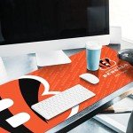 YouTheFan unisex adult Cincinnati Bengals Logo Series Desk Pad, Team Colors, One Size US