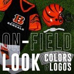 Franklin Sports Cincinnati Bengals Kids Football Uniform Set - NFL Youth Football Costume for Boys & Girls - Set Includes Helmet, Jersey & Pants - Medium