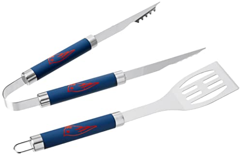 Northwest NFL New England Patriots 2-Piece BBQ Utensil Set, One Size, Team Colors