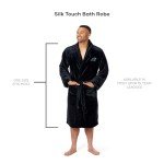 Northwest NFL Carolina Panthers Unisex-Adult Silk Touch Bath Robe, Large/X-Large, Team Colors