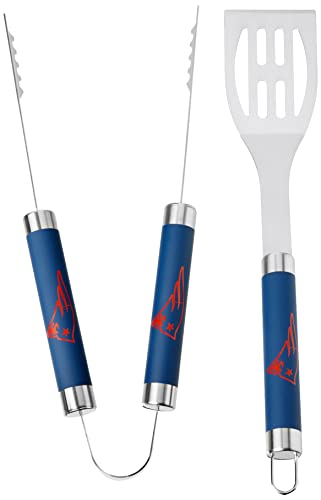 Northwest NFL New England Patriots 2-Piece BBQ Utensil Set, One Size, Team Colors