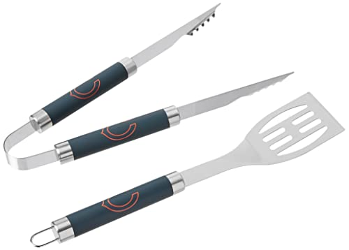 Northwest NFL Chicago Bears 2-Piece BBQ Utensil Set, One Size, Team Colors