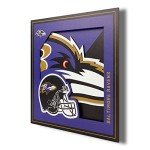 YouTheFan NFL Baltimore Ravens 3D Logo Series Wall Art - 12x12, Team Colors