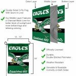 WinCraft Philadelphia Eagles Retro Vintage Throwback Double Sided Garden Flag