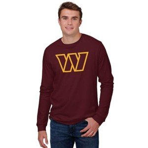 FOCO Men's Washington Commanders NFL Primary Logo Long Sleeve T-Shirt, Team Color
