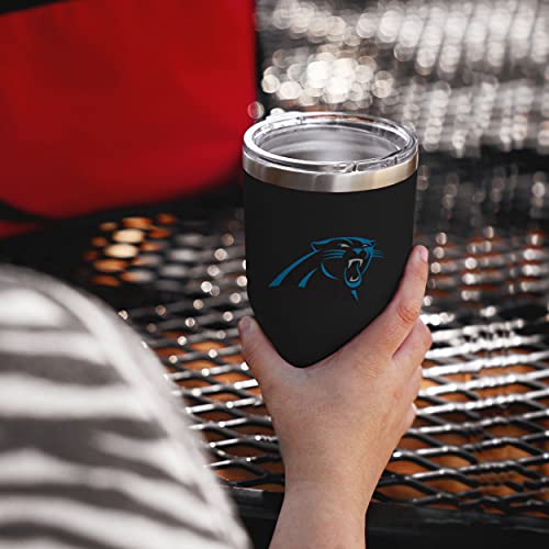 FOCO Carolina Panthers NFL Team Logo 30 oz Tumbler - Black