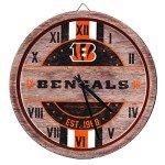 FOCO Cincinnati Bengals NFL Barrel Wall Clock