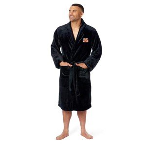 Northwest NFL Cincinnati Bengals Unisex-Adult Silk Touch Bath Robe, Large/X-Large, Team Colors