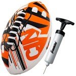 Franklin Sports NFL Cincinnati Bengals Football - Youth Mini Football - 8.5" Junior Size Ball - SPACELACE Easy Grip Texture- Perfect for Kids