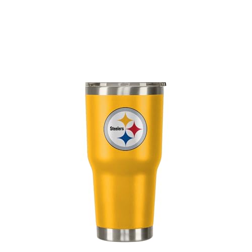 FOCO Pittsburgh Steelers NFL Team Logo 30 oz Tumbler - Yellow