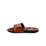 FOCO Chicago Bears NFL Mens Colorblock Big Logo Gel Slides - L