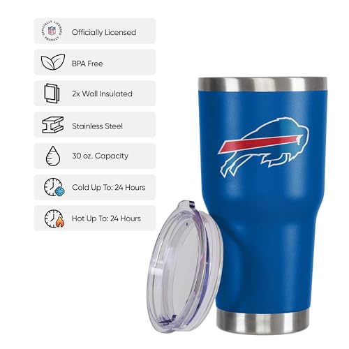 FOCO Buffalo Bills NFL Team Logo 30 oz Tumbler - Blue